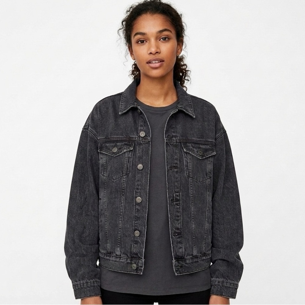 H&M Denim Jacket - Black Wash - Picture 2 of 7